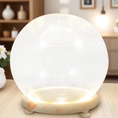 Plastic Dome Clear - Gepreserveerde bloem glazen koepel, transparante glazen