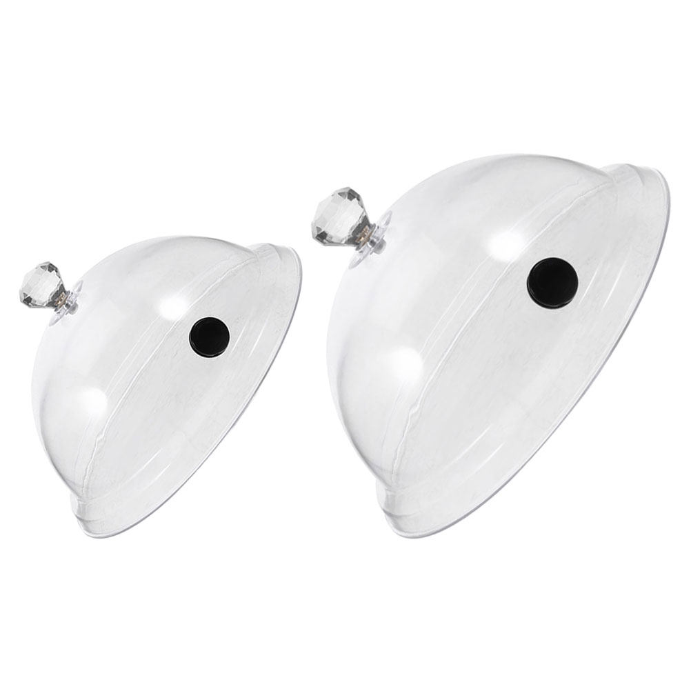Plastic Dome Clear - 2 stuks rookvrije koepel van acryl,