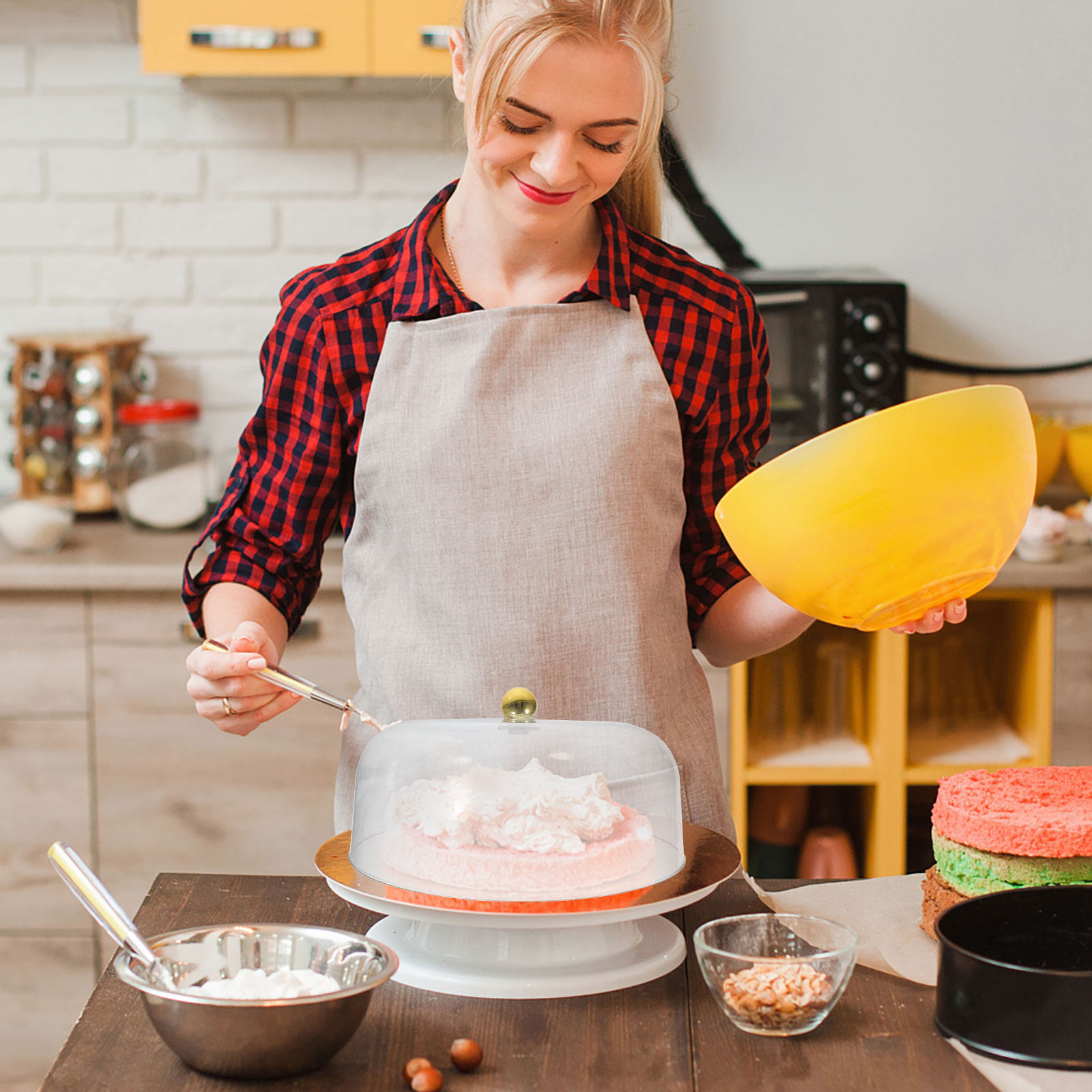 Plastic taartkoepel 28 cm, tra - Plastic Dome Clear recensie en prijs