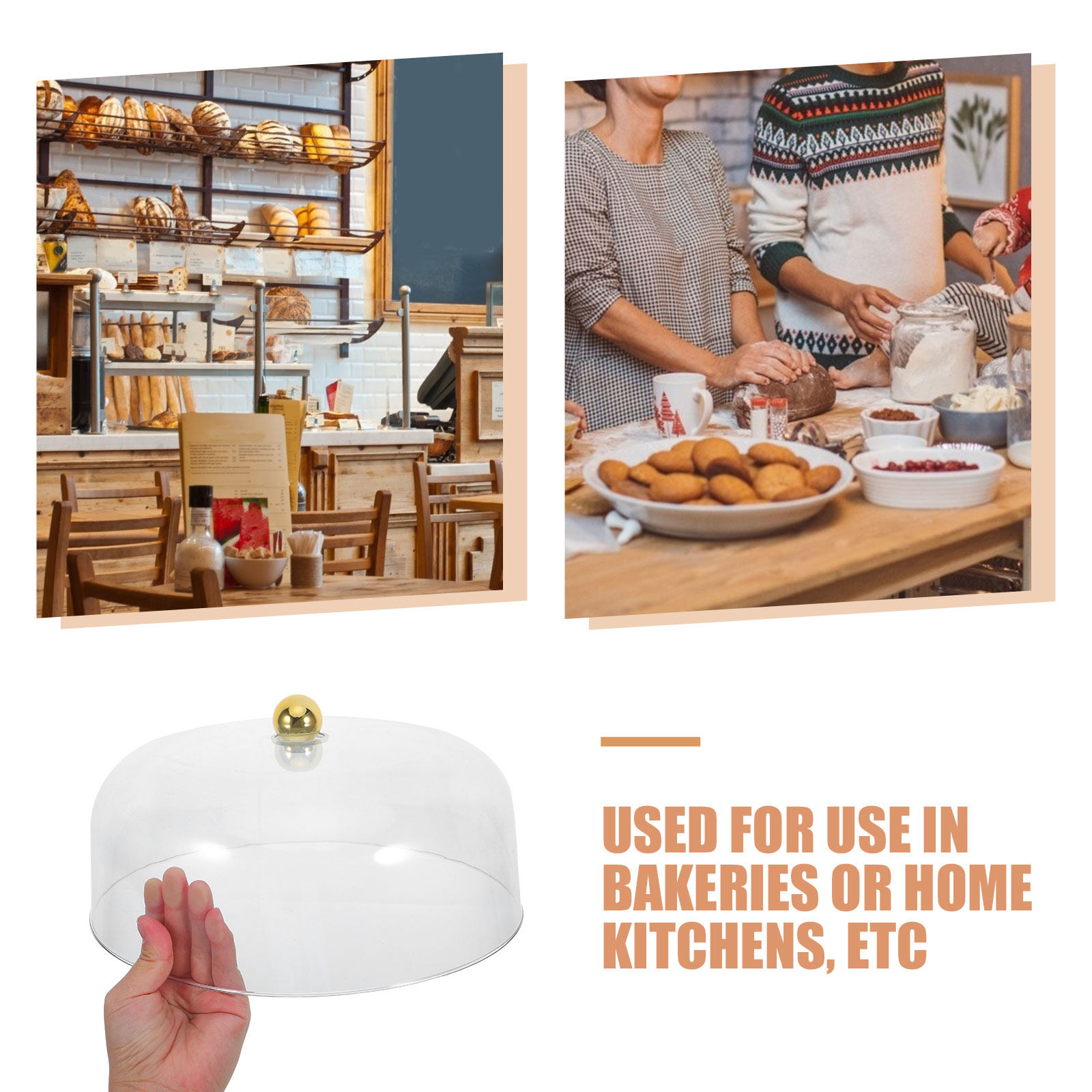 Plastic taartkoepel 28 cm, tra - Plastic Dome Clear recensie en prijs
