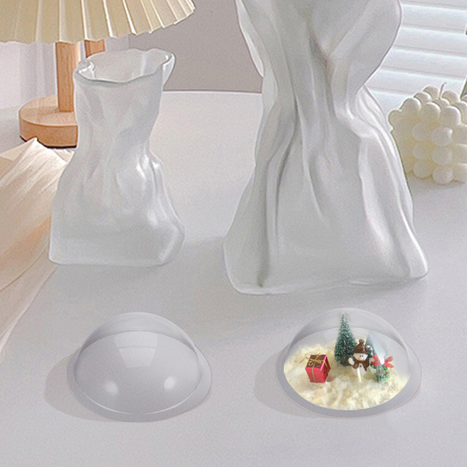12 stuks stevige, transparante - Plastic Dome Clear recensie en prijs