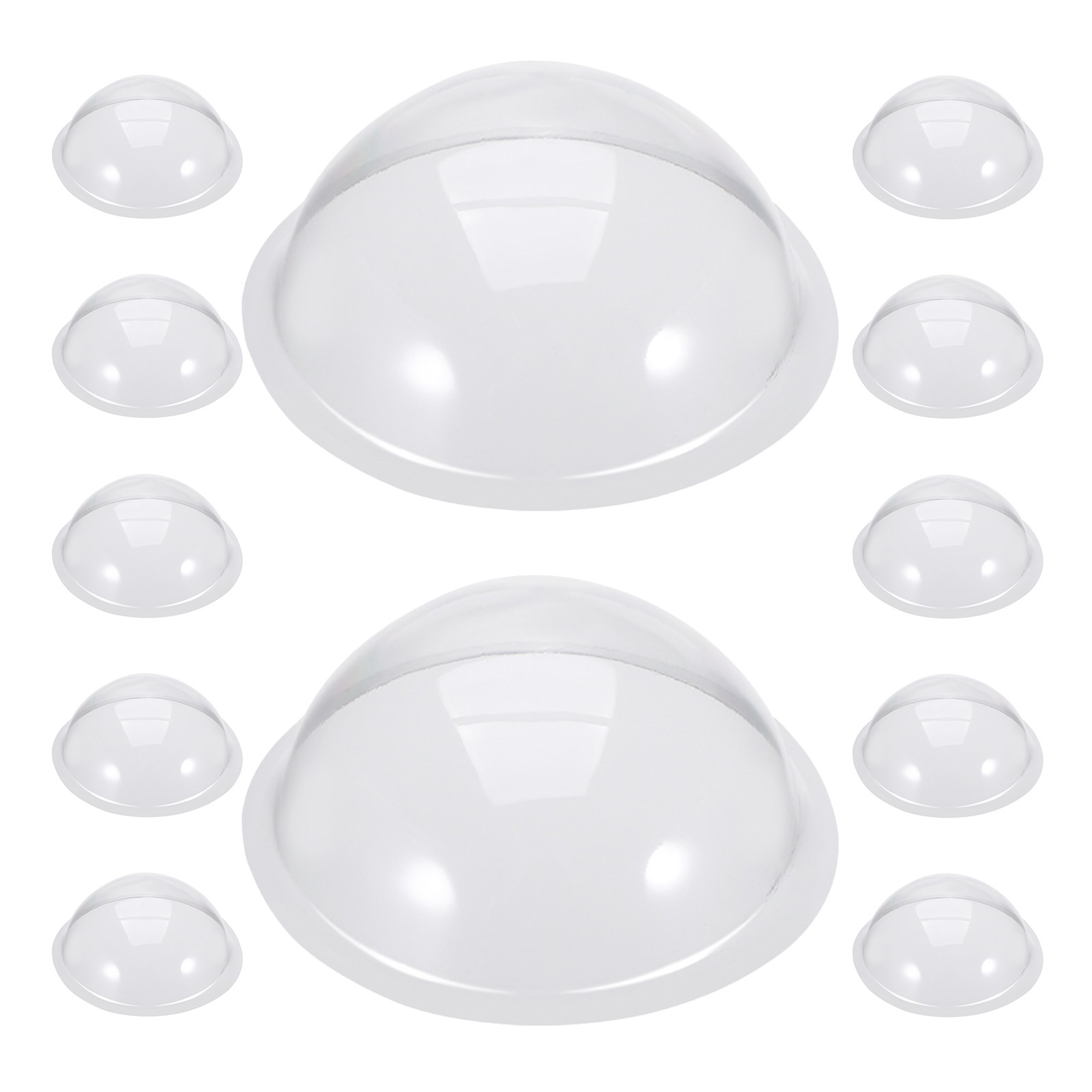 12 stuks stevige, transparante - Plastic Dome Clear recensie en prijs