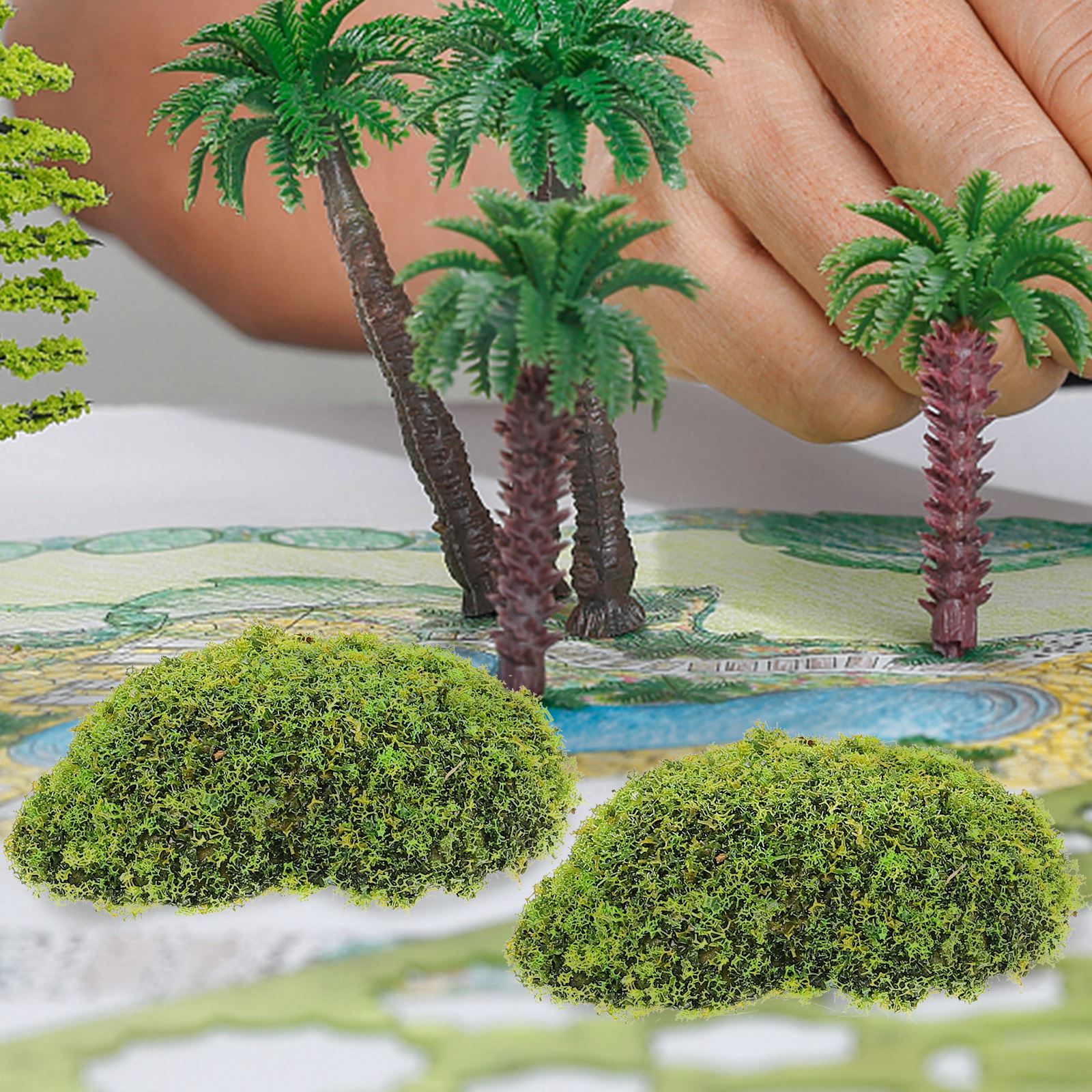 12 stks Kunstmatige Mos Rotsen - Sphagnum Moss Dry recensie en prijs