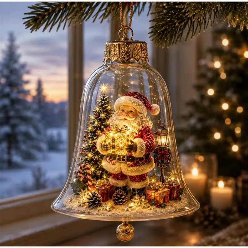2026 Warme LED-kerstbelornamen - Plastic Dome Clear recensie en prijs