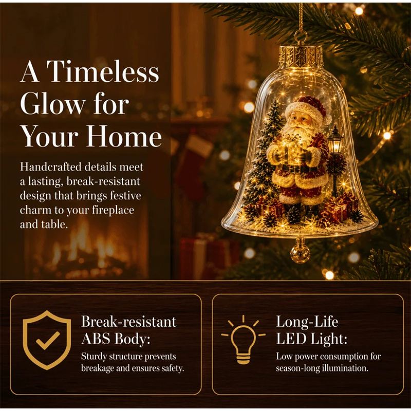 2026 Warme LED-kerstbelornamen - Plastic Dome Clear recensie en prijs