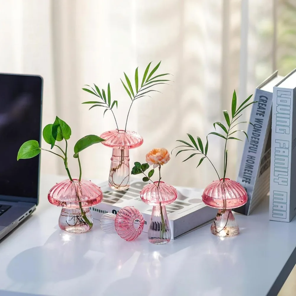 Paddenstoelvormig gegroefd gla - Propagation Station Vase recensie en prijs